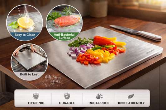 Stainless Steel Chopping Board (35x31cm)